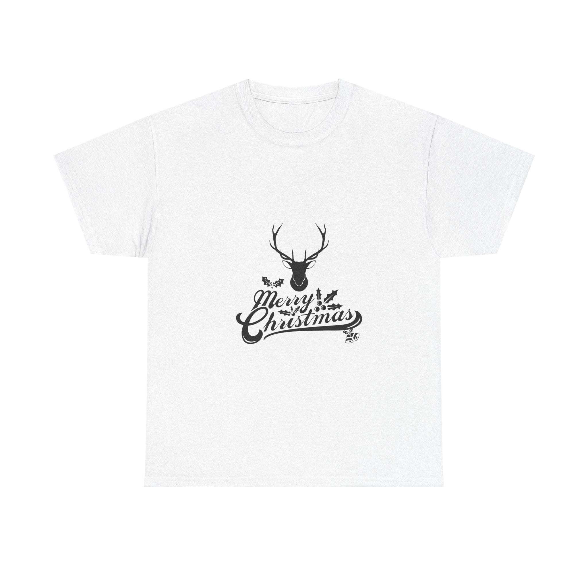Deary Christmas Unisex Heavy Cotton Tee - Graphic Tee, Holiday T-Shirt, Festive Apparel, Winter Top, Novelty Xmas Shirt