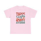Thick Thighs Spooky Vibes Halloween Tee