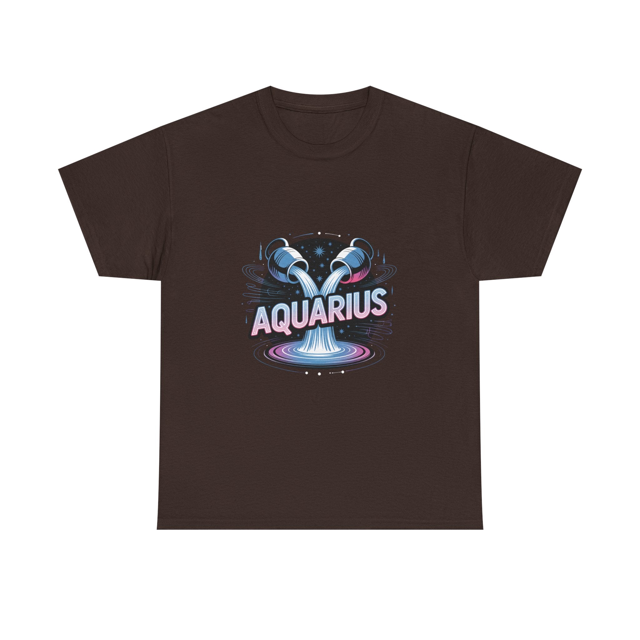 Neon Aquarius Zodiac Tee