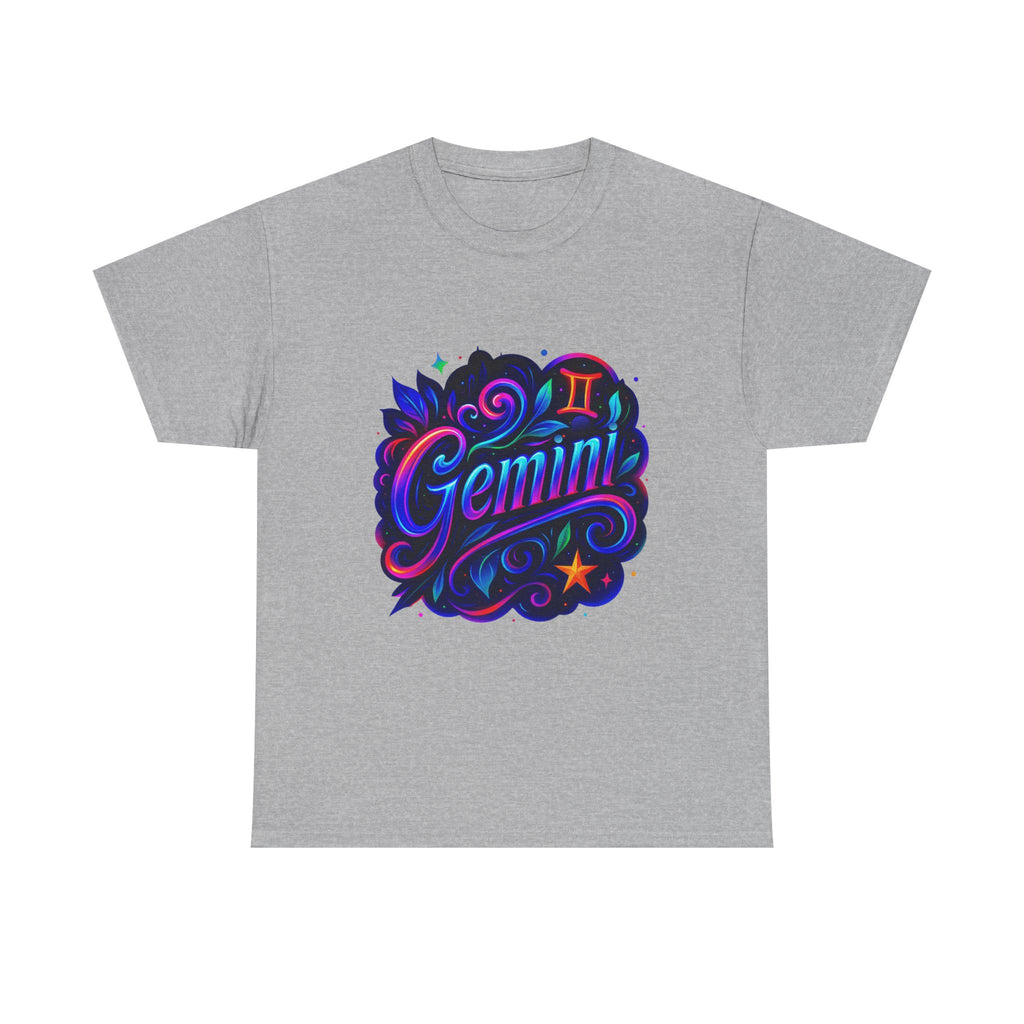 Neon Gemini Zodiac Tee