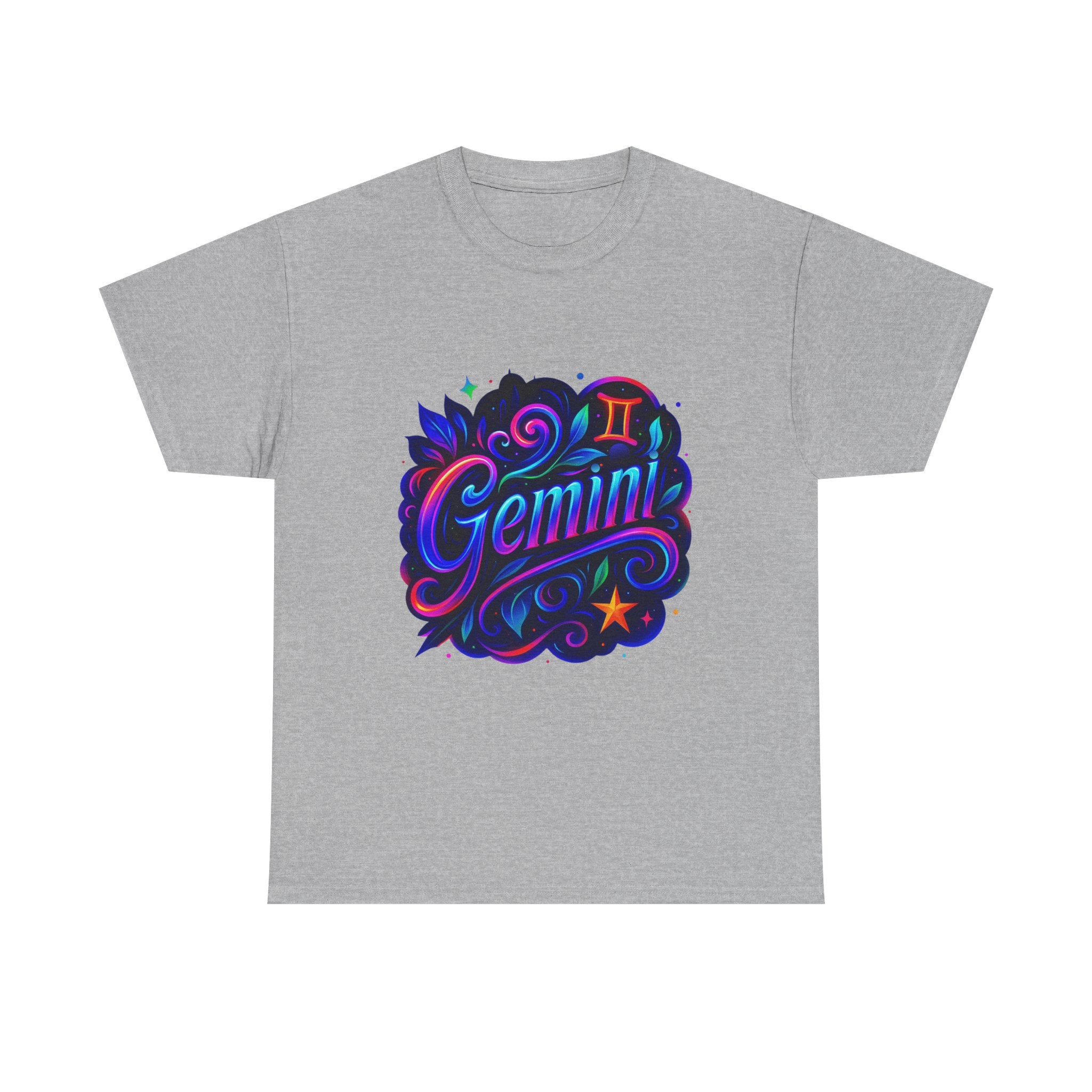 Neon Gemini Zodiac Tee