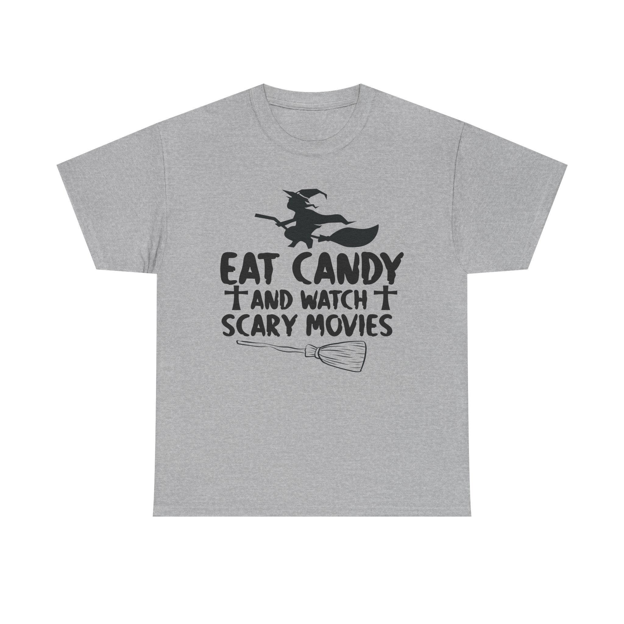 Eat Candy And Watch Scary Movies Halloween T-Shirt