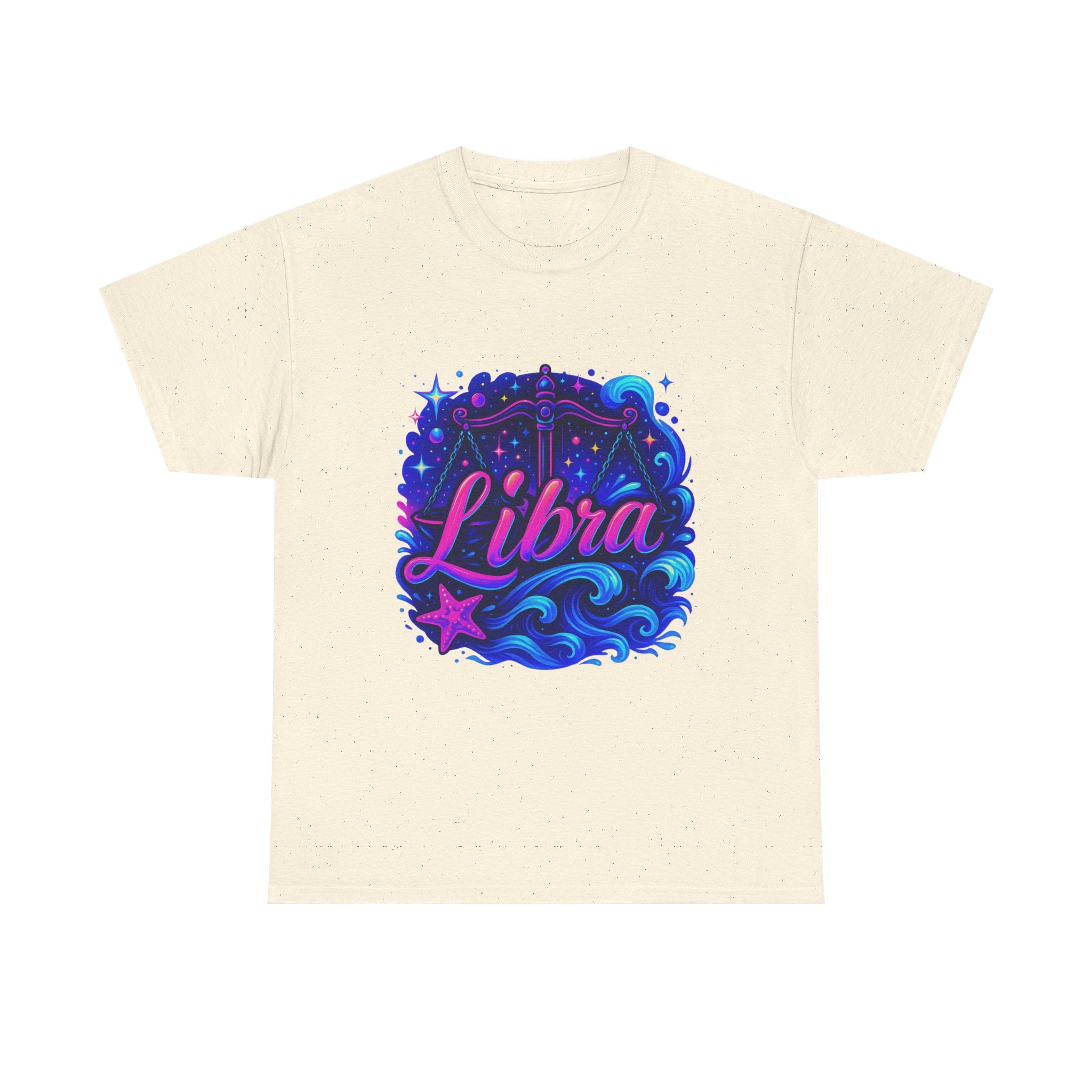 Neon Libra Zodiac Tee