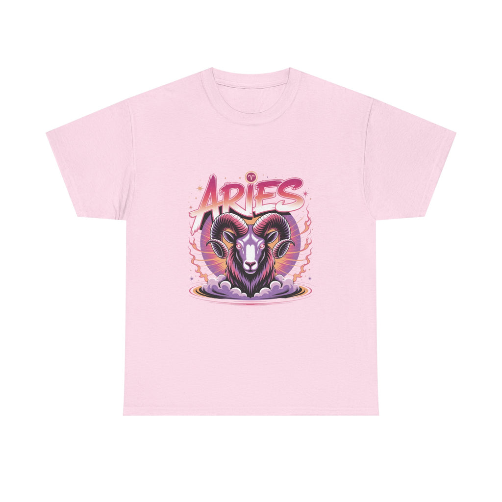 Neon Aries Zodiac Tee