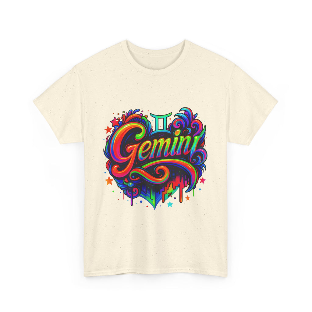 Neon Gemini Zodiac Tee
