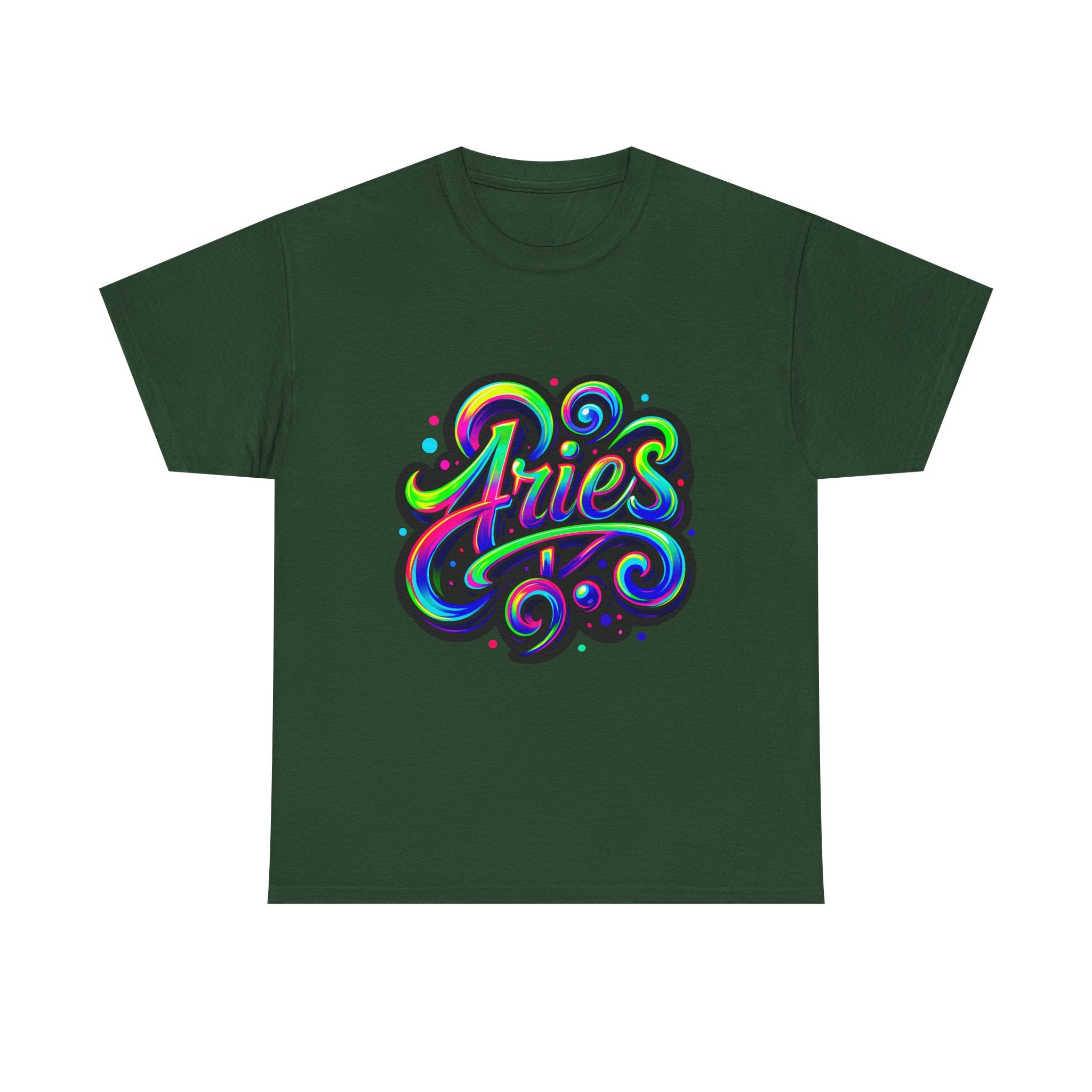 Neon Aries Zodiac Tee